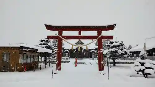 美瑛神社の鳥居