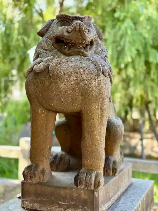 浅澤社(住吉大社境外末社)の狛犬