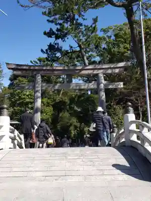 寒川神社の鳥居