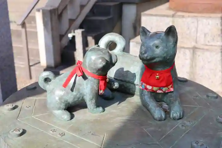 元郷氷川神社の狛犬