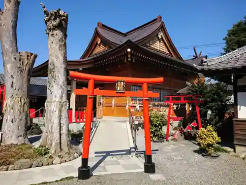 於菊稲荷神社の鳥居