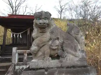 たばこ神社の狛犬