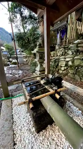 葛川息障明王院の手水舎