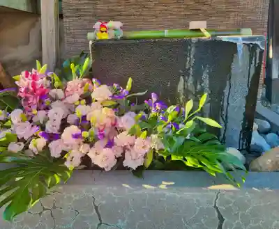 上尾御嶽神社の手水舎