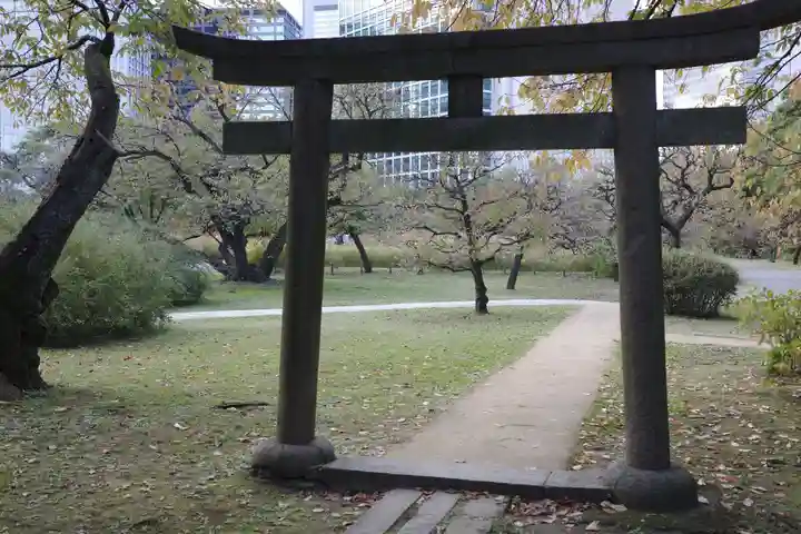 旧稲生神社の鳥居
