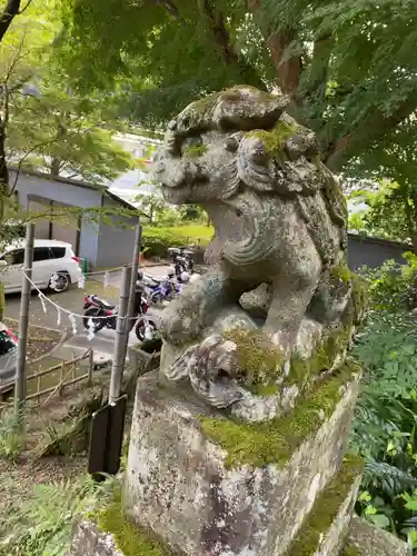 高尾山麓氷川神社の狛犬