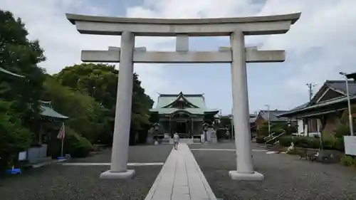 龍口明神社の鳥居