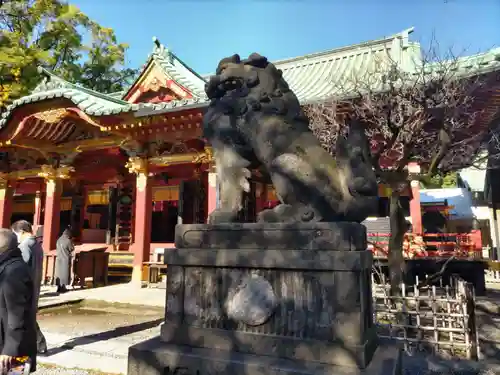 根津神社の狛犬