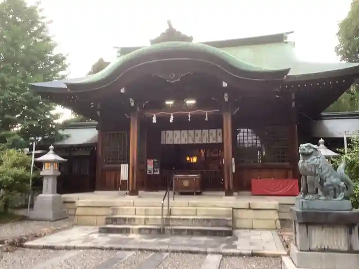 溝旗神社(肇國神社)の本殿・本堂