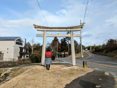 鵜川天満宮の鳥居