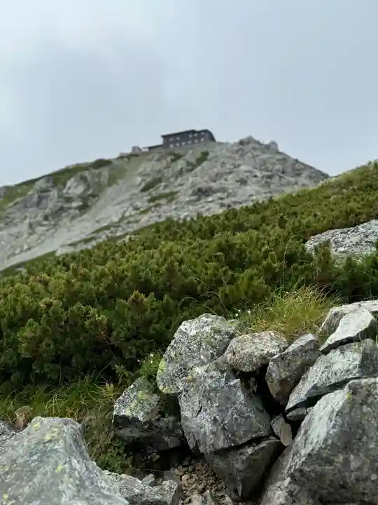 雄山神社峰本社の景色