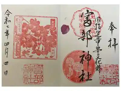 今月の御朱印です。
書き手の方がレアだった事と、ちょうど閉じた時に陽光桜の花びらが挟まっていました。