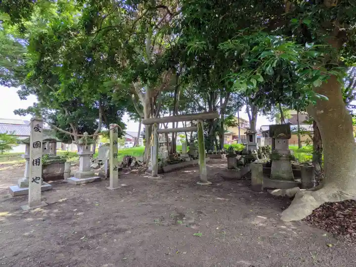 熊手八幡宮の鳥居
