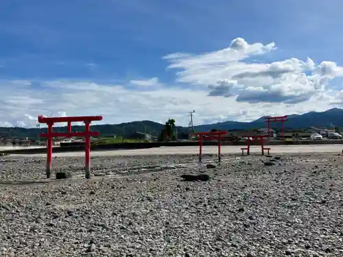 大魚神社　海中鳥居の鳥居