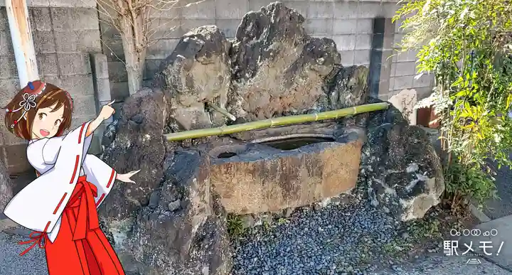 福森稲荷神社の手水舎