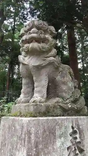 間々田八幡宮の狛犬