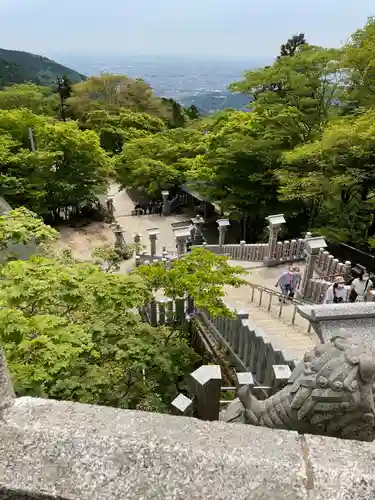 大山阿夫利神社の景色