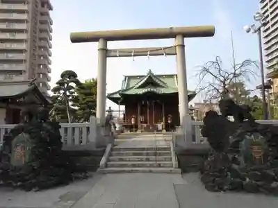 胡録神社の鳥居
