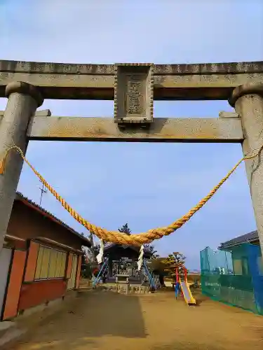 金刀比羅社（重吉）の鳥居