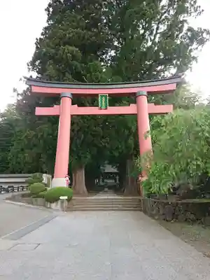 河口浅間神社の鳥居