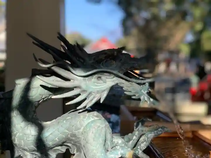 米之宮浅間神社の手水舎