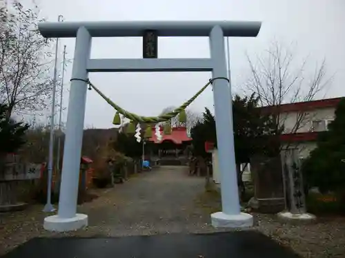 丸瀬布神社の鳥居