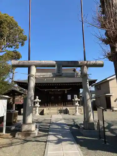 徳延神社の鳥居