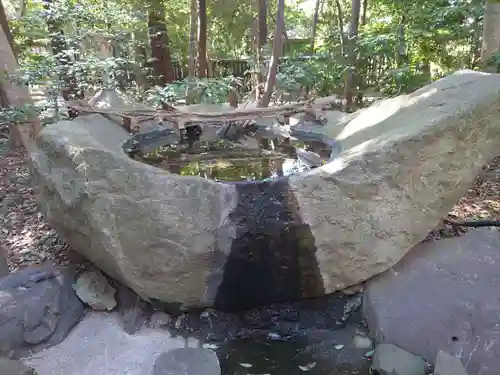 駒木諏訪神社の手水舎