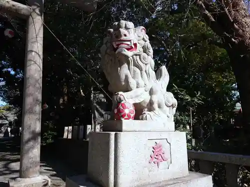 前鳥神社の狛犬