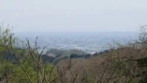 倶利迦羅不動寺山頂本堂の景色