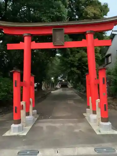 南外山八幡社の鳥居