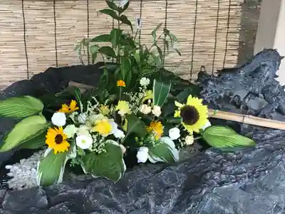 厚別神社の手水舎