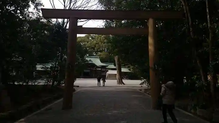 上知我麻神社(熱田神宮摂社)の鳥居