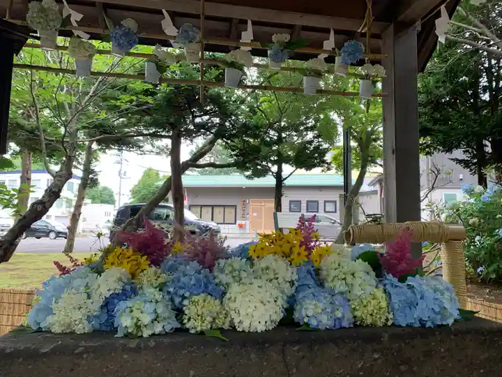 北広島市総鎮守 廣島神社の手水舎