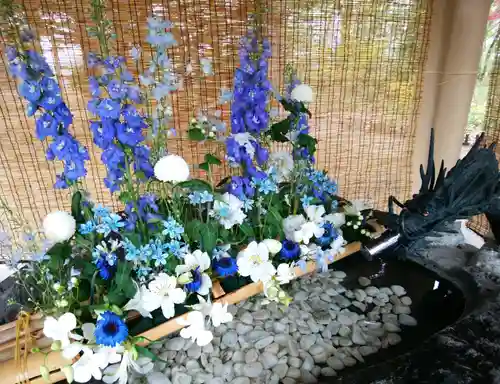 厚別神社の手水舎