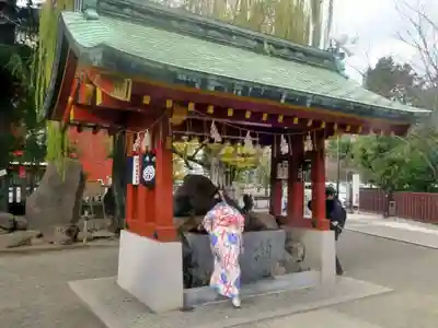 浅草神社の手水舎