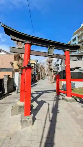 鳩ヶ谷氷川神社の鳥居