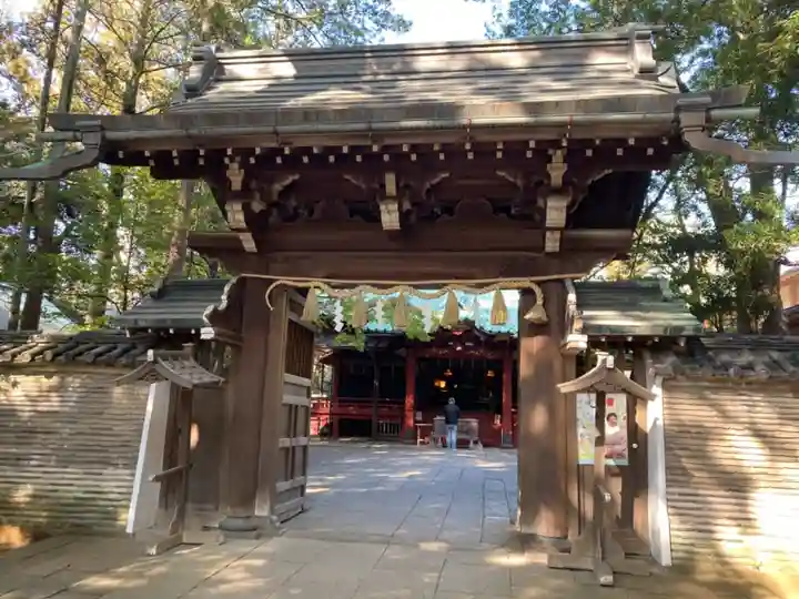 赤坂氷川神社の山門・神門