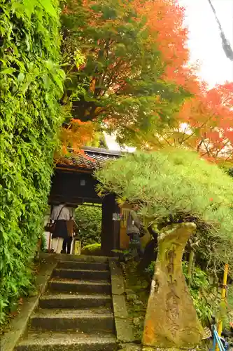 金福寺の山門