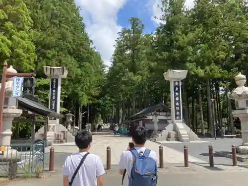 高野山金剛峯寺奥の院の景色