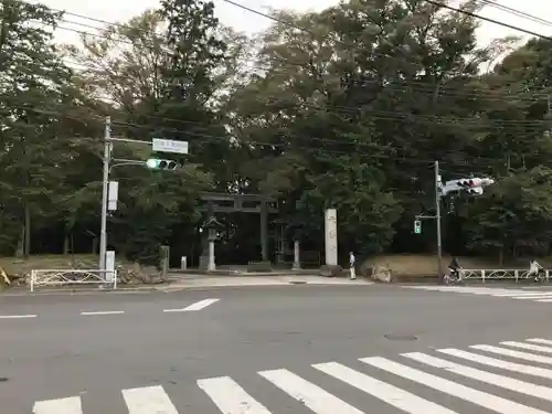 谷保天満宮の周辺