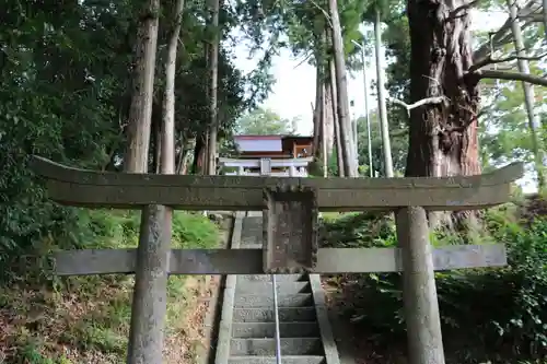 阿久津「田村神社」（郡山市阿久津町）旧社名：伊豆箱根三嶋三社の鳥居