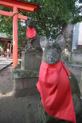 松庵稲荷神社の狛犬