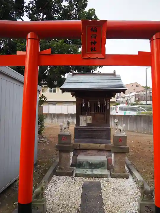 西小松川天祖神社の鳥居