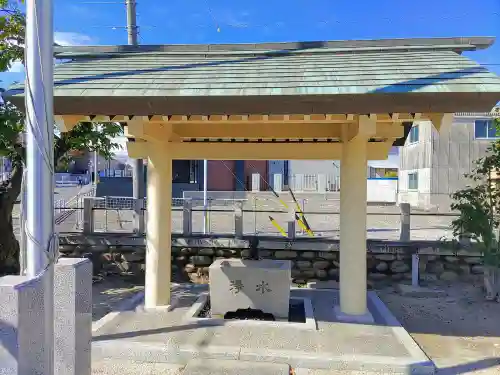 八劔社（東中島八劔社）の手水舎