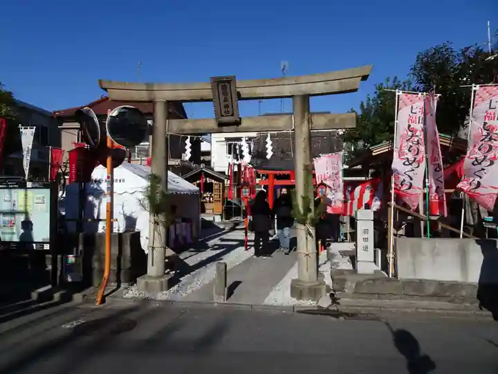 鴎稲荷神社の鳥居