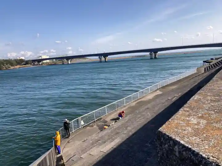 港稲荷神社の周辺