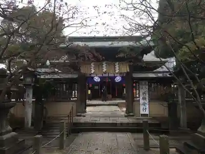 久留米宗社　日吉神社の山門・神門