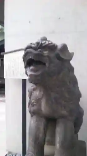 築土神社の狛犬