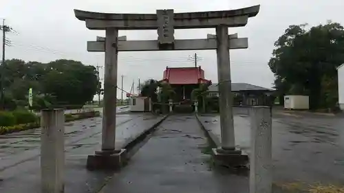 加波山神社の鳥居